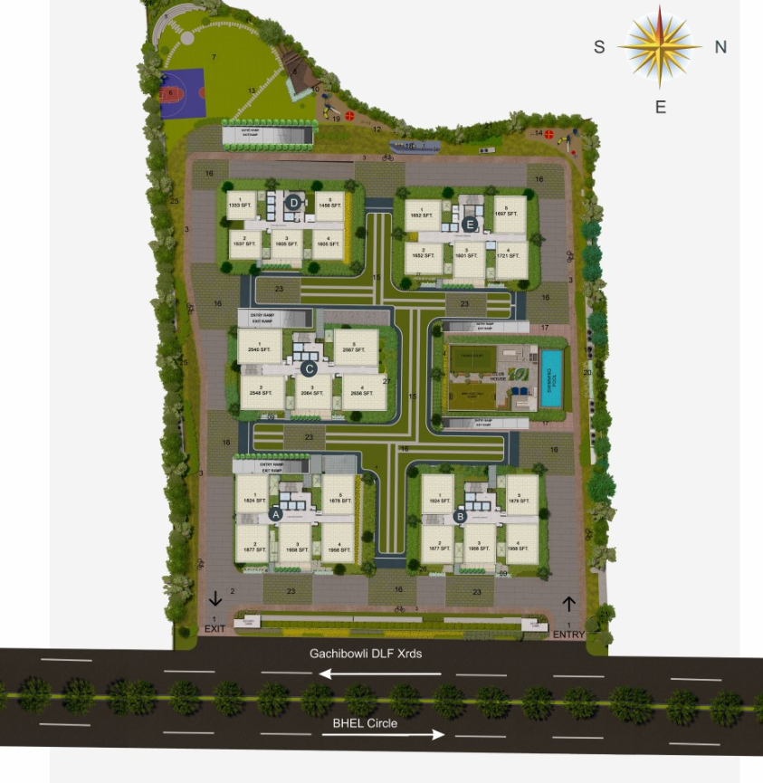 Cresent Candeur Floor plan